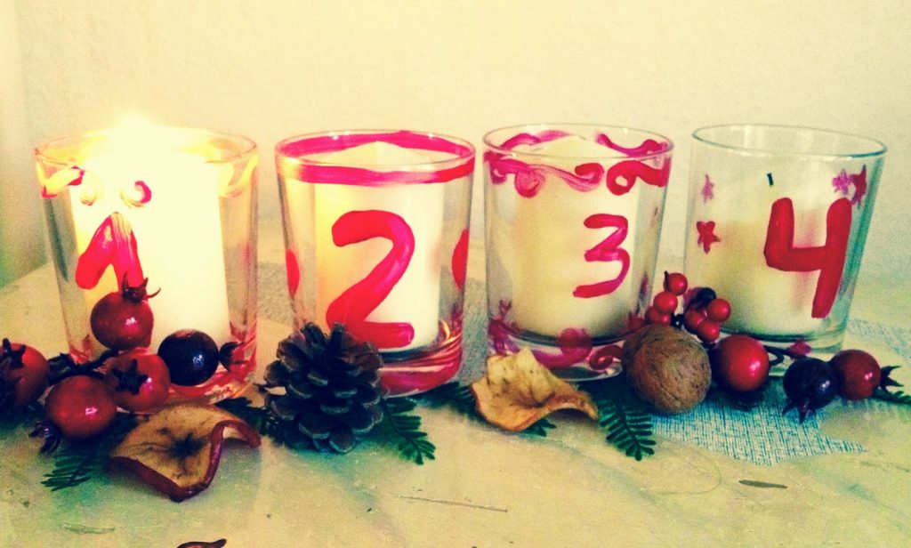 DIY Adventskranz DIY Adventskranz