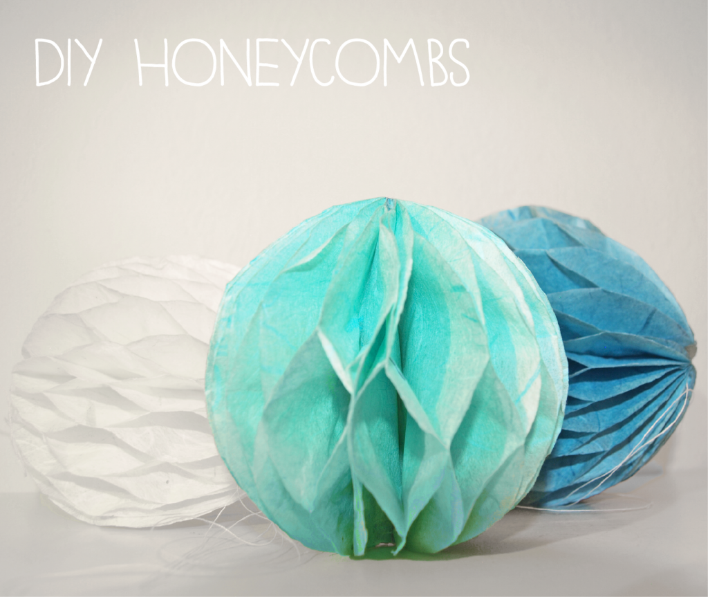 DIY Silvesterdeko zum Selbermachen - Wimpelkette und Honeycombs DIY Silvesterdeko zum Selbermachen - Wimpelkette und Honeycombs