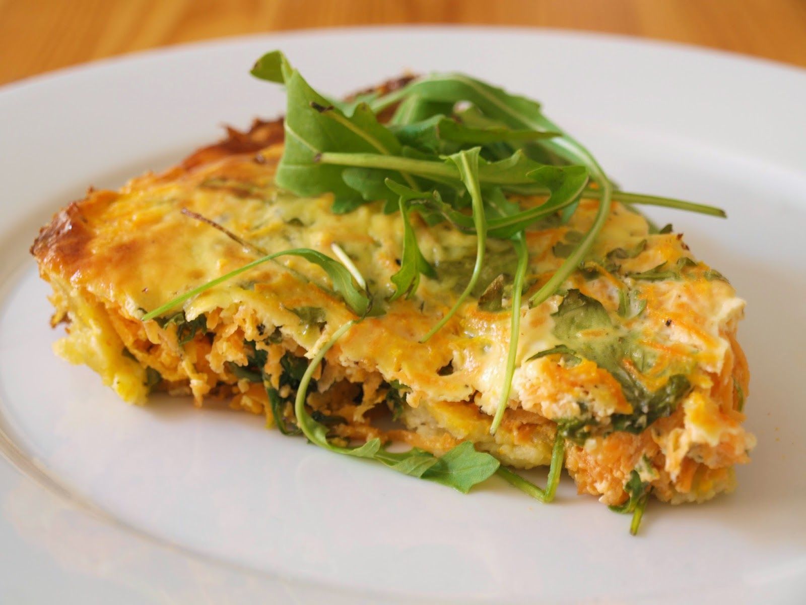 Rezept: Möhren-Rucola Quiche