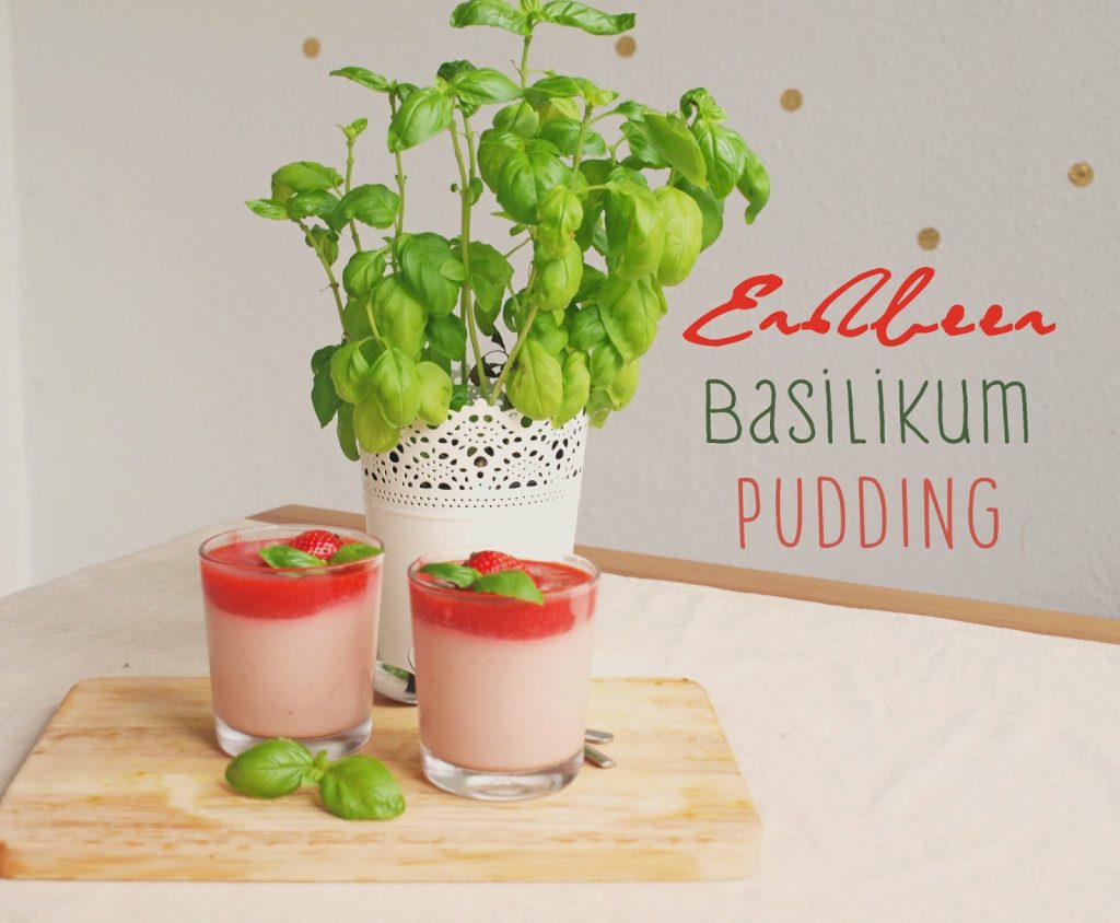 Rezept Erdbeer-Basilikum-Pudding Rezept Erdbeer-Basilikum-Pudding
