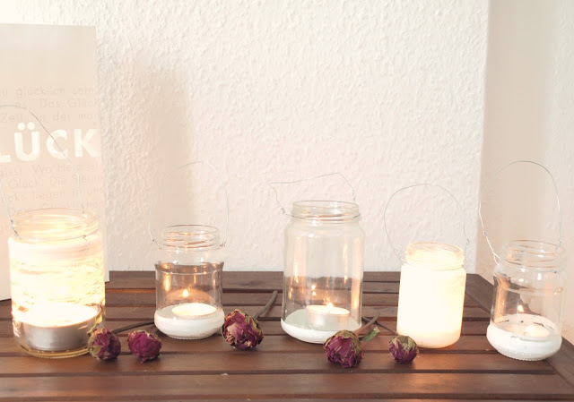 DIY upcycling Windlichter DIY upcycling Windlichter