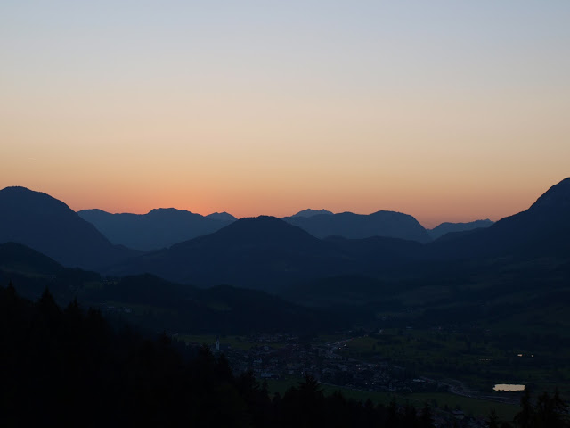 Sonnenuntergang in Österreich Sonnenuntergang in Österreich