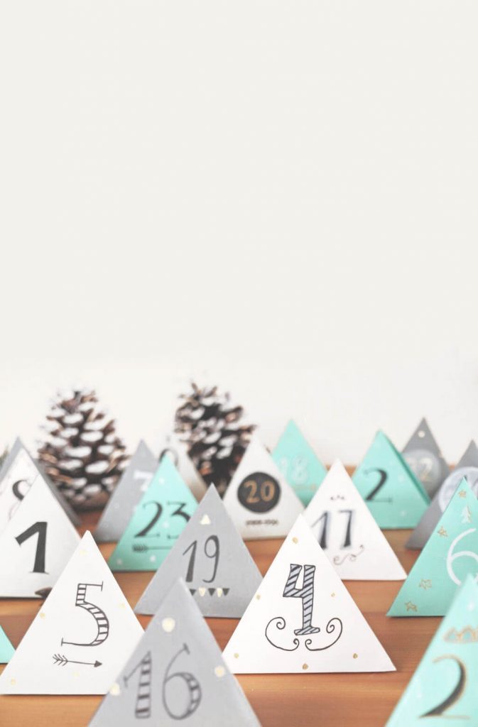 DIY Adventskalender basteln