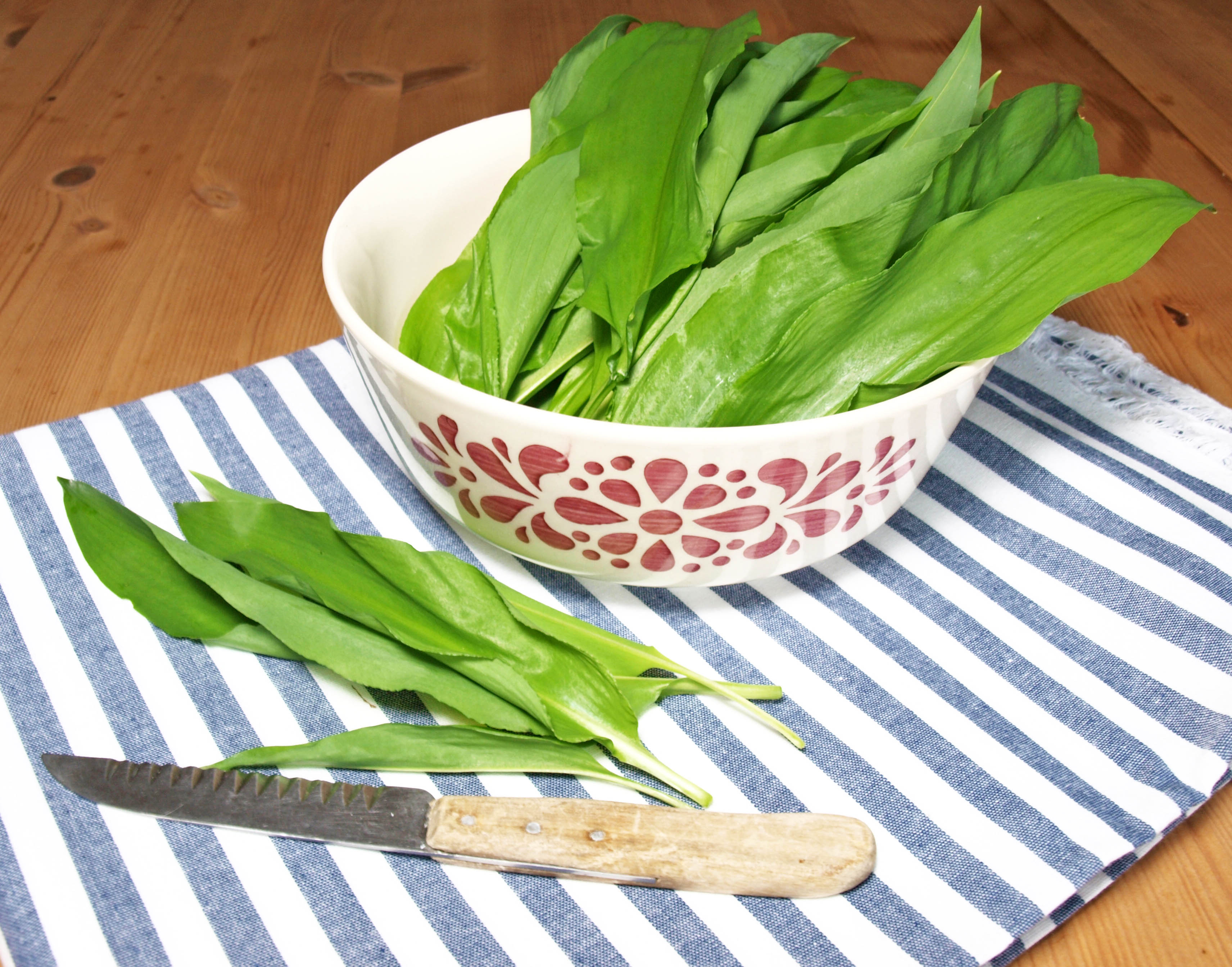 Ziegenfrischkäse Ravioli mit Bärlauchpesto