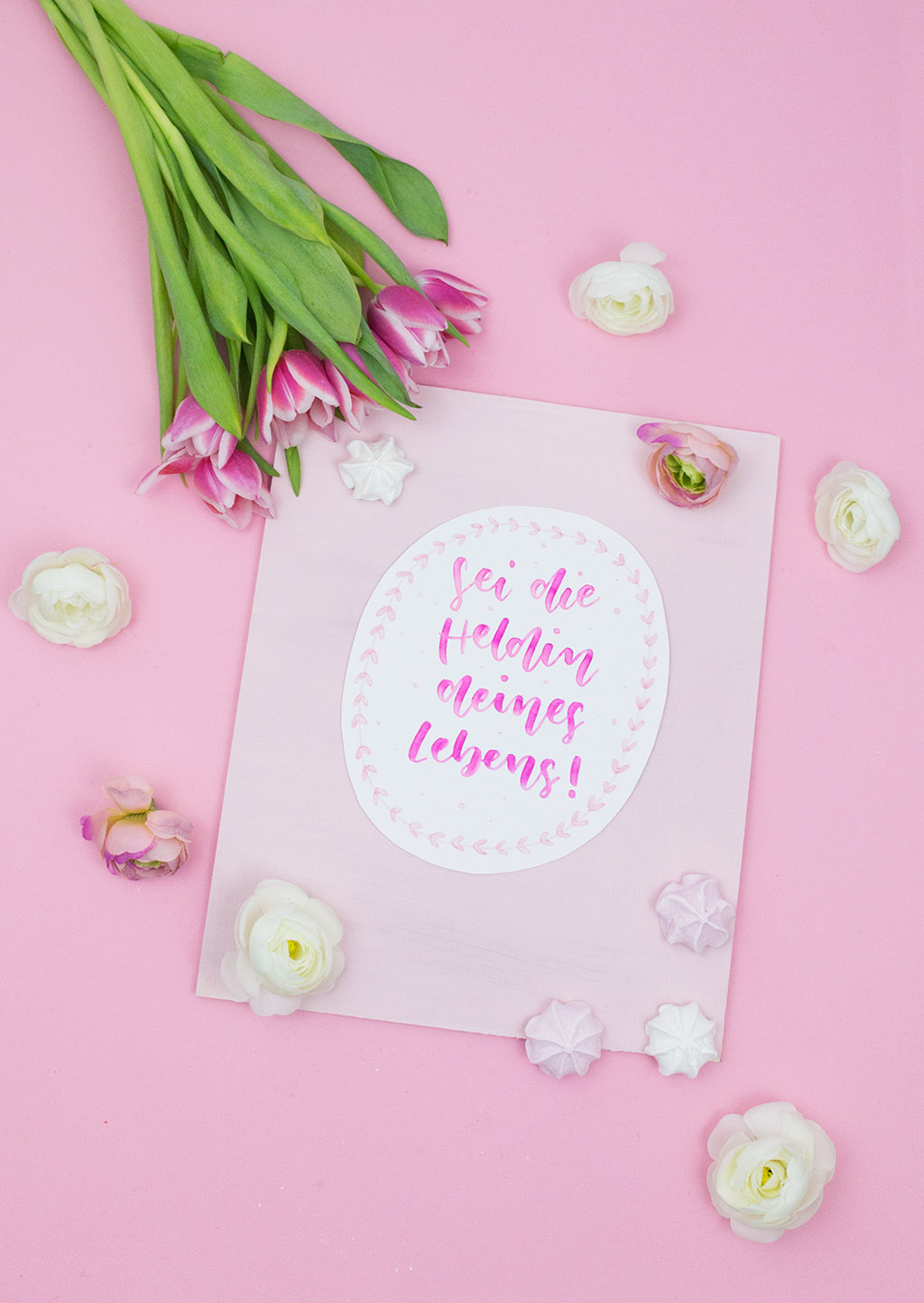 Frau Liebling - DIY Blog - Deko, Geschenke und Lettering - Fake Watercolor Lettering mit Brushpens