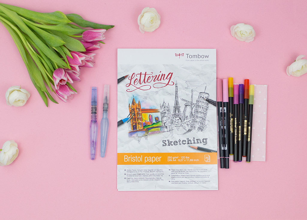 Frau Liebling - DIY Blog - Deko, Geschenke und Lettering - Fake Watercolor Lettering mit Brushpens