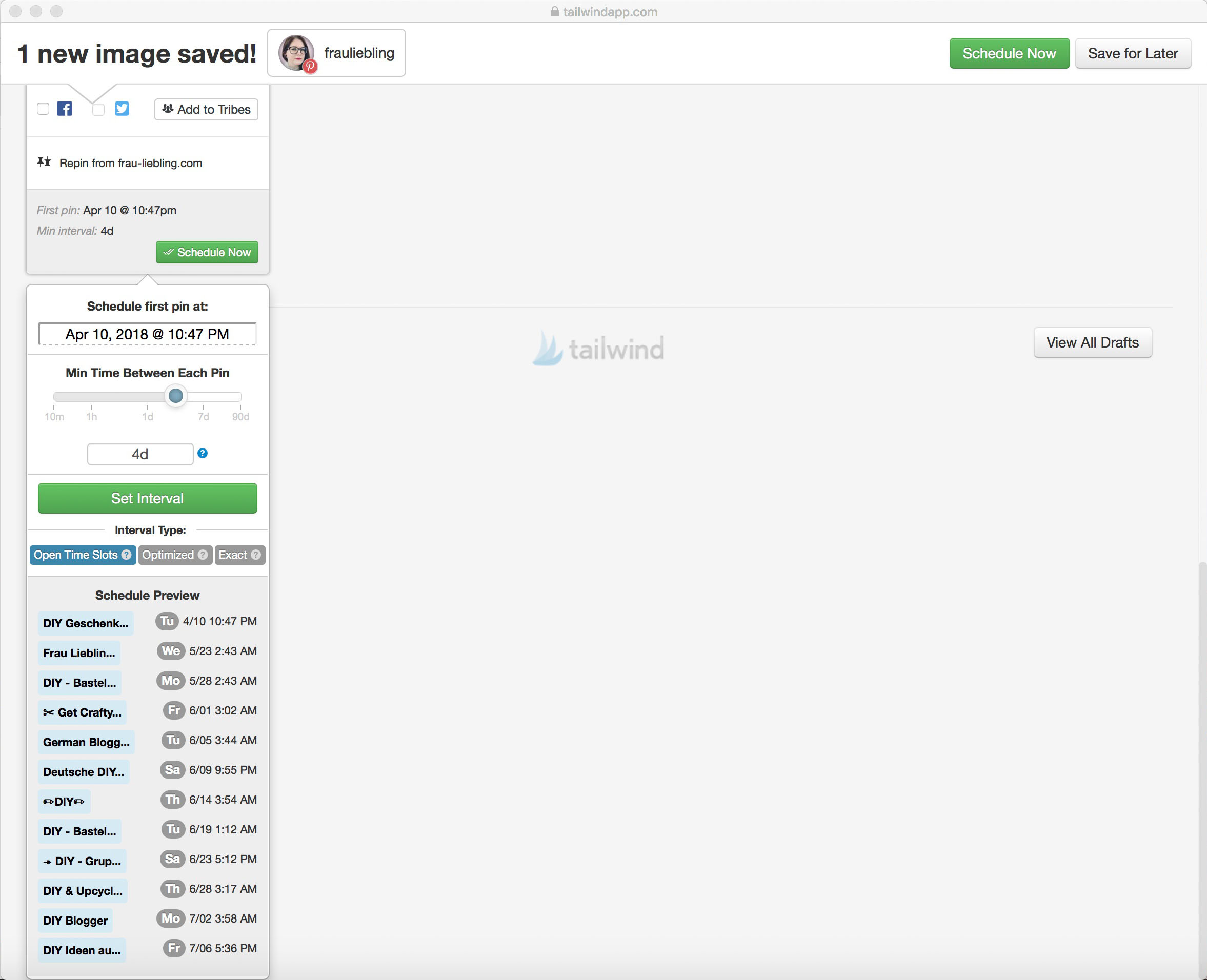 Frau Liebling - DIY Blog, Deko, Geschenke, Lettering, Tipps und Tricks zu Pinterest - versteckte Funktionen, Tailwind