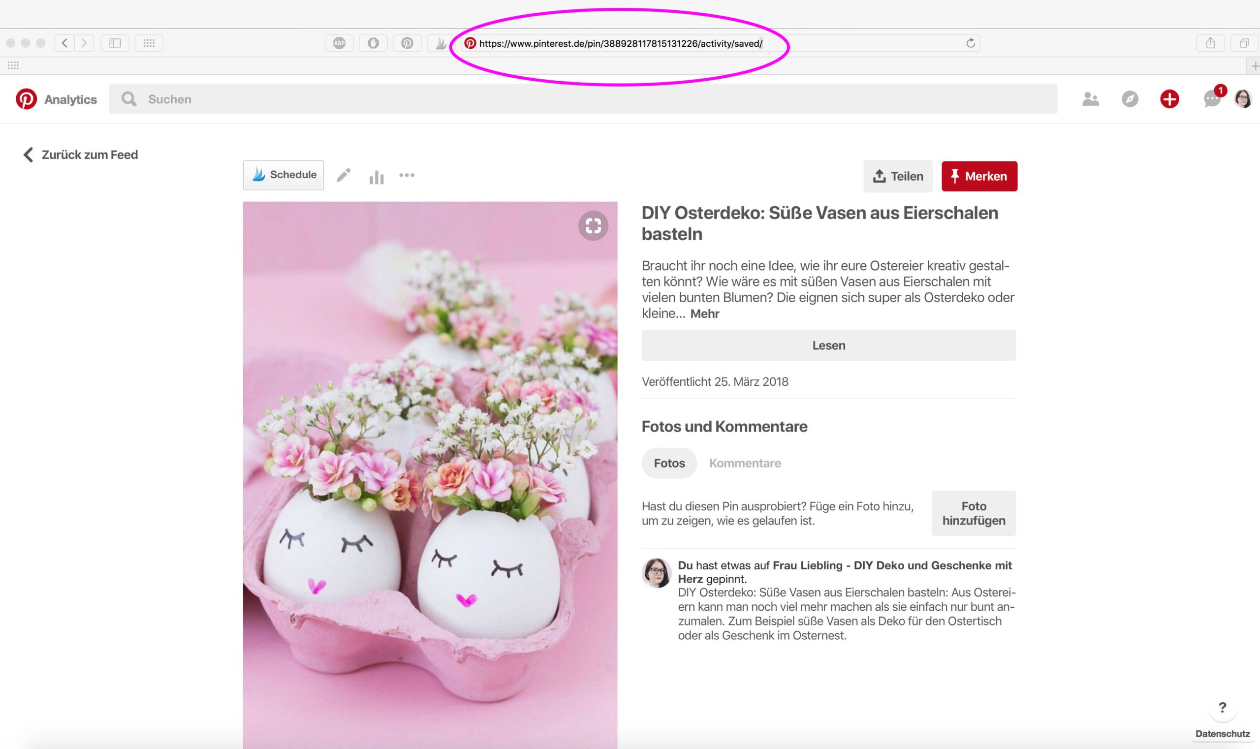 Frau Liebling - DIY Blog, Deko, Geschenke, Lettering, Tipps und Tricks zu Pinterest - versteckte Funktionen
