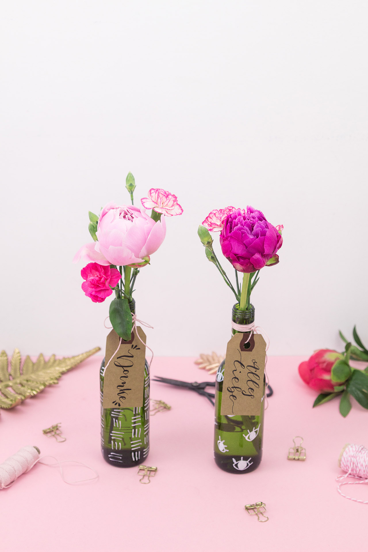 Frau Liebling - DIY Blog - Deko, Geschenke und Lettering - DIY Blumen hübsch verpacken - upcycling Geschenkverpackung