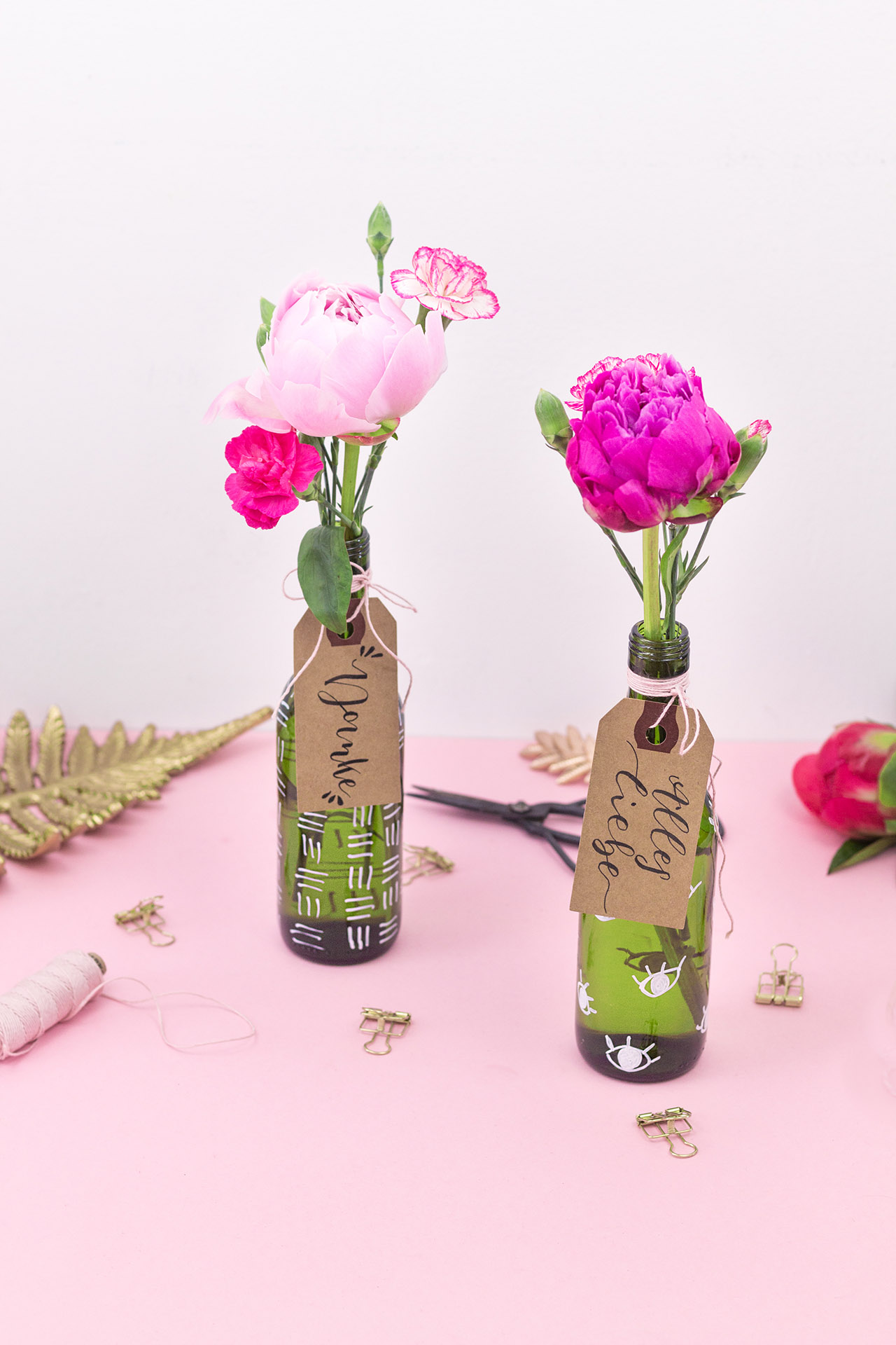 Frau Liebling - DIY Blog - Deko, Geschenke und Lettering - DIY Blumen hübsch verpacken - upcycling Geschenkverpackung
