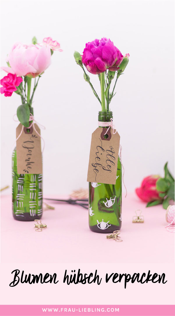 Frau LieblinFrau Liebling - DIY Blog - Deko, Geschenke und Lettering - DIY Blumen hübsch verpacken - upcycling Geschenkverpackung