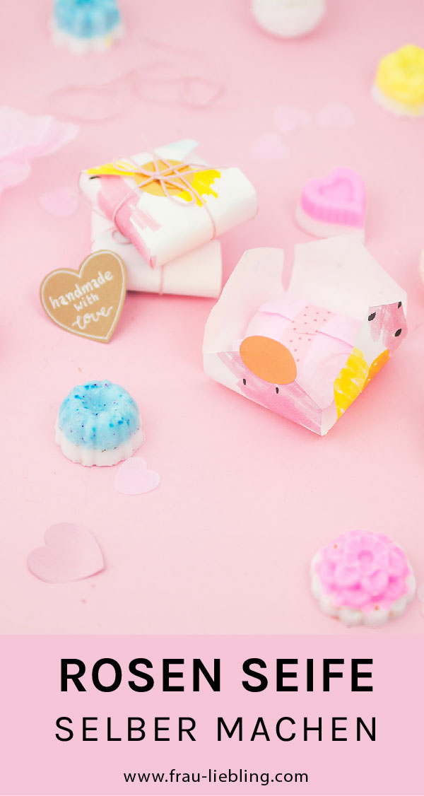 Frau Liebling - DIY Blog - Deko, Geschenke, Lettering - DIY Rosen Seife selber machen und verschenken