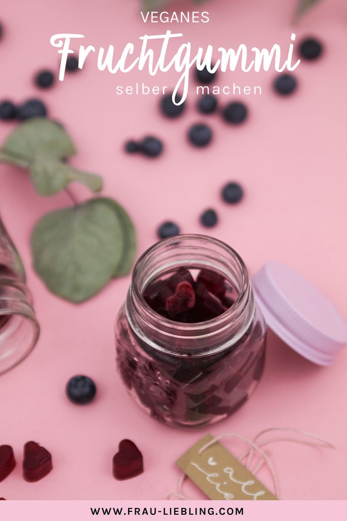 Frau Liebling - DIY Blog - Deko, Geschenke, Lettering - Veganes Fruchtgummi selber machen, einfaches Rezept