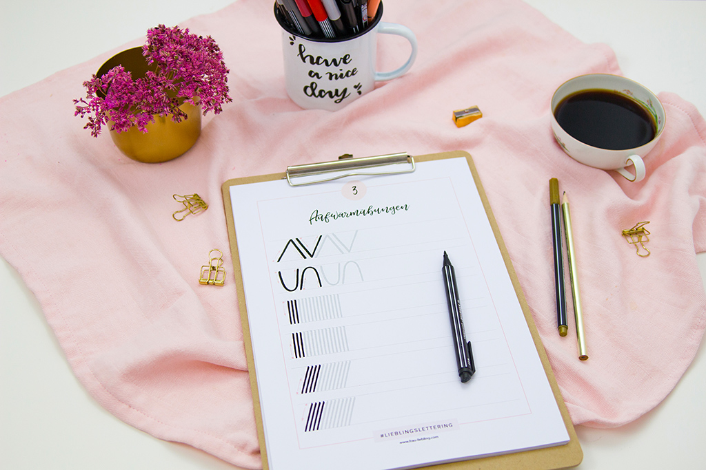 Brushlettering lernen - So fängt man an #lieblingslettering