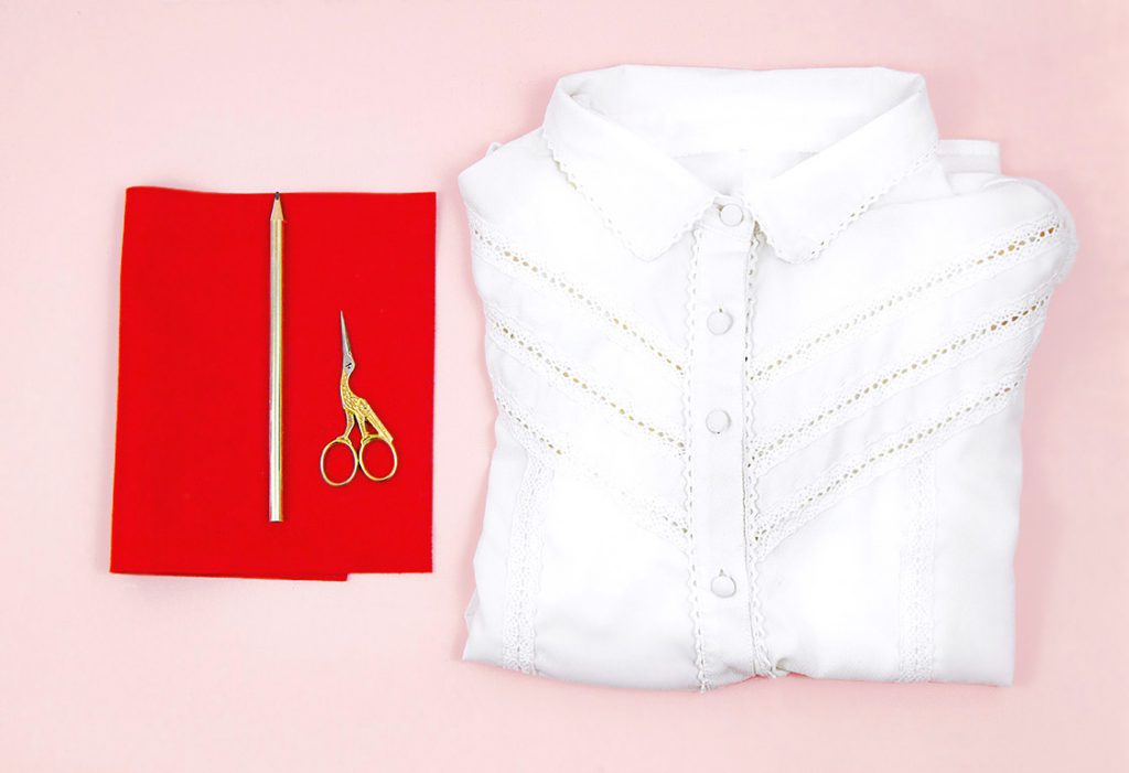 DIY Valentinstag Accessoire: Herz Patches selber machen