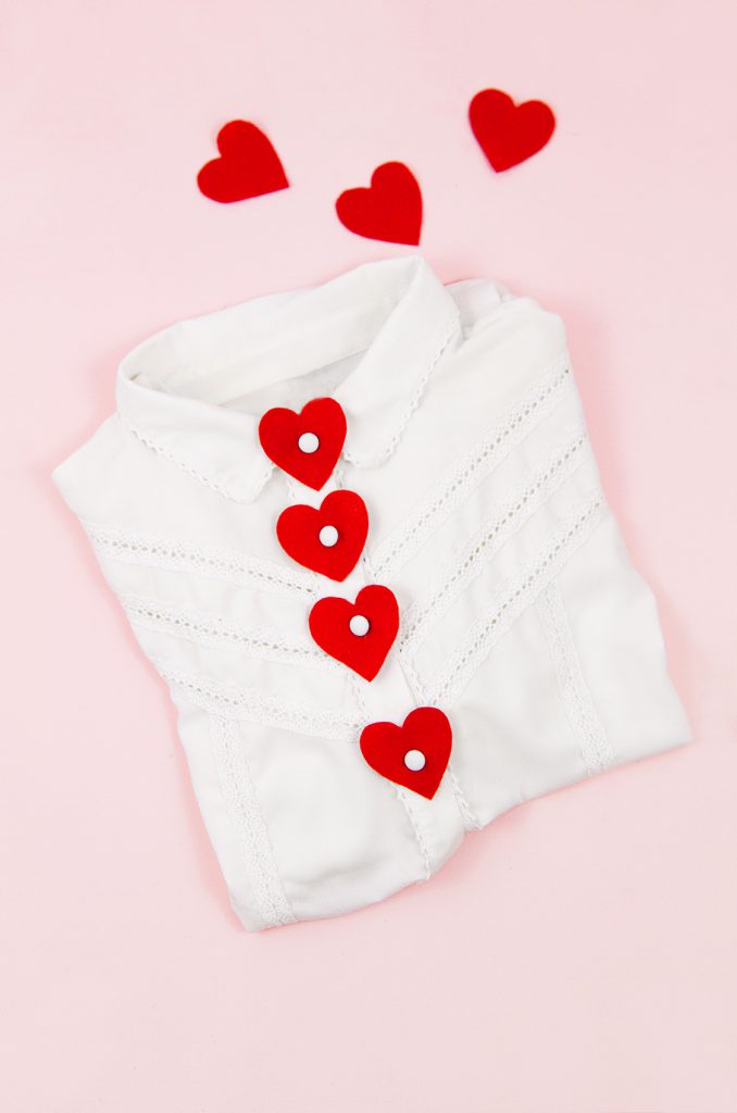 Diy Herz Patches Aus Filz Valentinstags Accessoire
